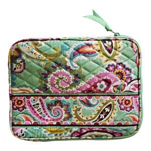 VERA BRADLEY Tutti Frutti Paisley Tablet Sleeve Zip Around Case Pouch 10 x 8"
